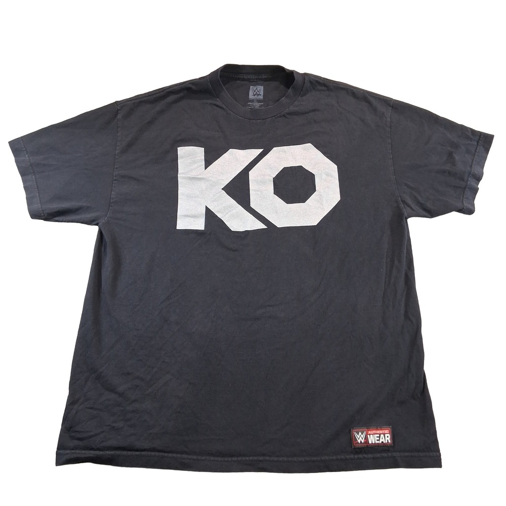 WWE T-Shirt Mens XL Black Kevin Owens KO Fight Owens Fight Graphic Tee
